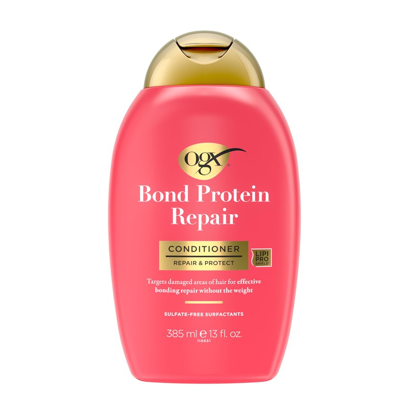 OGX, Acondicionador BOND REPAIR, Reparador de Proteínas, Actúa en Áreas