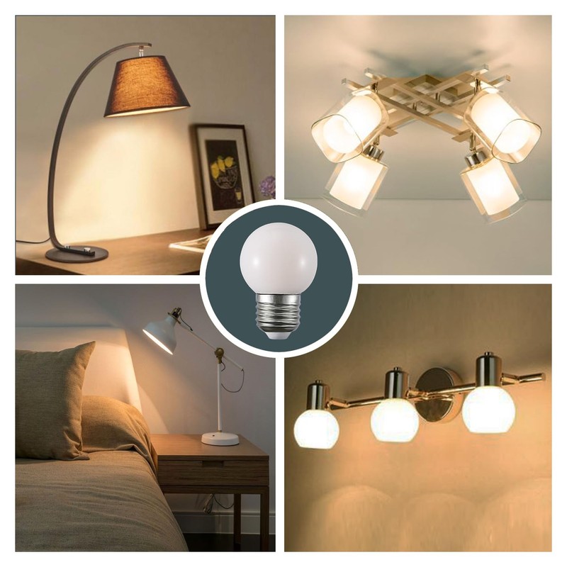 2.5W G14 LED Light Bulb,25W Equivalent E26/E27 Base 120V Vanity