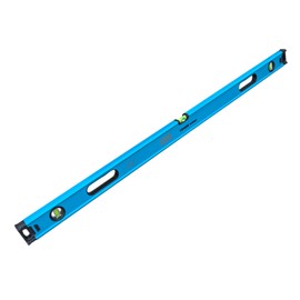 OX Trade 6.5 Foot Level Box Beam - Aluminum Body 78 Inch Level - Magnified Vials with Shock Absorbing End Caps - Soft Grip Handle 6.5 Foot Levels for Carpenter Construction Leveler Tool