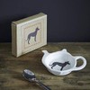 Sweet William Teabag Dish, Teapot Shape, Lurcher