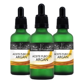 Aceite de Argán para Piel y Cabello 50ml Uso Externo. Orgánico libre de químicos. Altamente hidratante. Kit de 3 frascos