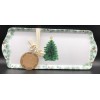 Aspen Melamine HOLIDAY WINTER PINE FOREST 15 x 6.5 Sandwich