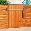 4 Pack Door Barricade Brackets, 2x4 Bar Metal U Brackets