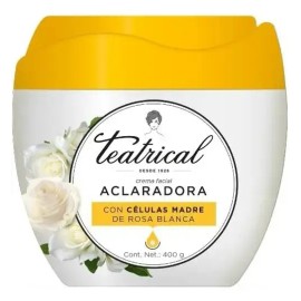 Crema Facial Teatrical Aclaradora Células Madre De 400 G Mixta