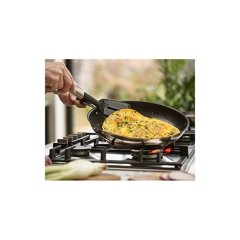 Joseph Joseph Elevate Silicone Slotted Turner with Integrated Tool Rest,