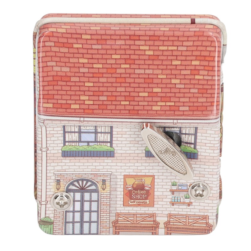 Metal Music Box Cute Exquisite Small House Design Mini Portable