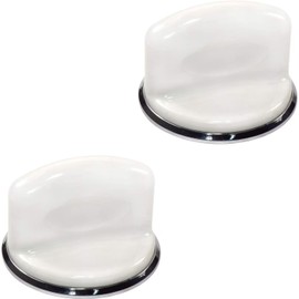 HQRP Paquete de 2 pomos de control de temporizador de arandela compatibles con GE General Electric Hotpoint WH01X10310 AP3994965 PS1482286 175D3296 1264403 AH1482286 EA1482286 PS1482286