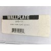 Rapco International | Single Gang Wallplate w/ 3 Triangle #11