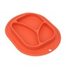 Divided Baby Plate Sucker Suction Cup AntiDrop Bowl Silicone Skidproof