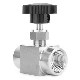 Válvula de Aguja Recta de Acero Inoxidable, 1/2 BSPP, para Control de Flujo de Agua, Gas y Petróleo, Conexión Hermética