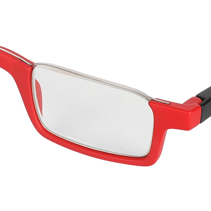 Half Rim Reading Glasses High Definition Spring Hinge Fashionable Rectangular