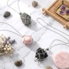3 PCS Crystal Cage Necklace, Necklace Holder, Crystal Holder Cage,