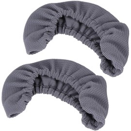 Mata Leon Office Chair Arm Armrest Covers – Stretchable Slipcover Protector Sleeve for Computer Gaming Desk Rotating Chairs Easy Install & Clean, Comfortable (Grey, 2 Pairs)