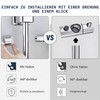 Vinabo Shower Head Holder No Drilling 18-25mm Diameter Adjustable Shower