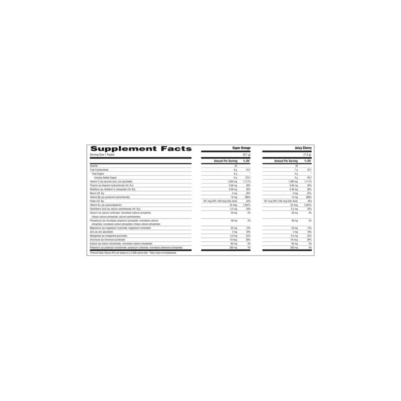 Emergen-C Suplemento de Vitamina C 1000mg 120 Sobres Sabor Naranja