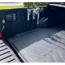 Outdoorsmen's Depot Tundra/Tacoma Bed Rail Fishing 3-Rod/Pole Holder Mount USA