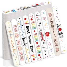 Lanties 50 Pack Teacher Appreciation Gifts Bulk Teacher Week Nail Files Emery Boards Small Thank You Employee Appreciation Gifts Spa Party Favors for Teacher Staff Team Coworkers