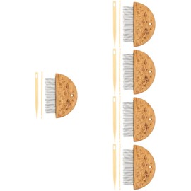 Operitacx 5 Sets Tapestry Weaving Kit Loom Steel Comb Wooden Crochet Needle Complete Set of Weaving Tools for