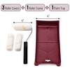 Bates Paint Tray Set - 5pcs, 4-Inch Roller Kit, Small