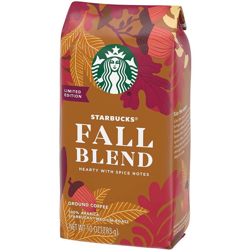 Starbucks Fall Blend, Ground, 10 ounce bag (Pack of 2)