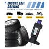 Gaoni Digital Tyre Tread Depth Gauge - 0-25.4mm/1Inch Portable Tread