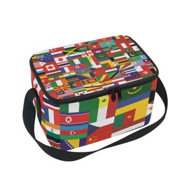 Liphontcta FORMRS Bunny Insulated rabbit Lunch Box Blue Lunch Bag Portable Tote Bag Cooler Bag for Outdoor Travel Picnic School Office