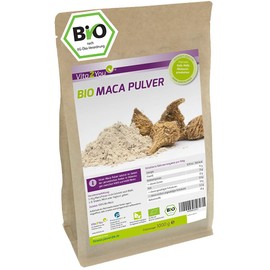 Maca Powder 1 kg – Organic Quality – Maca Root – Whole Tuber, Ground – 1,000 g in Zip Bag – Premium Quality