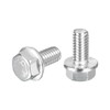 uxcell 25Pcs 5/16-18 x 5/8" Flanged Hex Head Bolts, 304