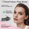 False Eyelashes 14 Pairs Eye Lash Pack Natural Look,3D Fluffy