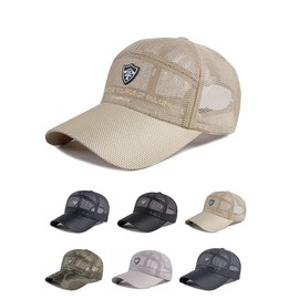 AXIAO Men's Mesh Cap, Spring and Summer, Running, Outdoor, Mesh Breathable Structure, Ultra Lightweight, Quick Drying, Heatstroke Prevention, Summer Hat, Breathable, UV Protection, Sun Protection,