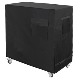 Cooler Cart Cover Black, Luxiv Waterproof Rolling Cooler Cover 34L x 20W x 32H inches 80 Quart Rolling Ice Chest Sleeve for Anti Rain, Sunlight, Dust (34L x 20W x 32H)