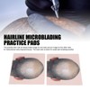Man Bald Micropigmentattion Practice Skin Silicone Hairline Microblading Practice Pads