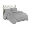 Sapphire Collection Plain Duvet Cover With Pillow Cases Non Iron