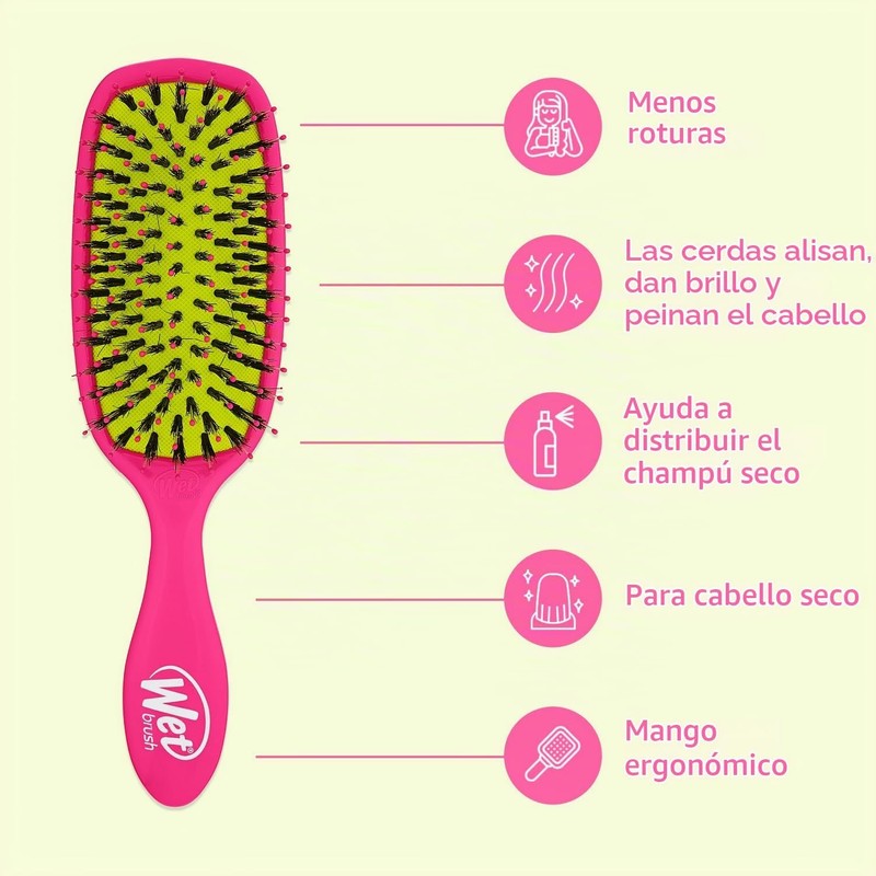 Wet Brush - cepillo para polvo para mejorar el brillo,