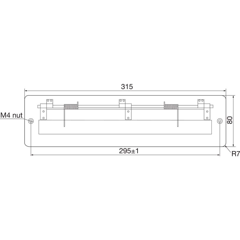 Gedotec Newspaper Flap Silver Mail Slot Letter Flap Stainless Steel