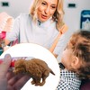 Techbrighten 2 PCS Pooping Dog Butt Toothpaste Topper, Hilarious Golden