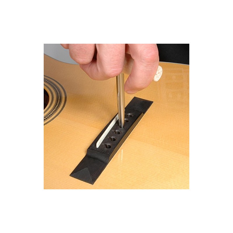 StewMac Bridge Pin Hole Reamer, 5-Degree Angle