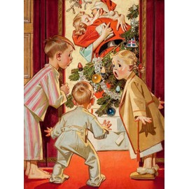 Anguis 1000 Piece Jigsaw Puzzle, Warm Christmas in Love, Cardboard Puzzles for Adults, Holiday Theme, 27.56 x 19.69 Inch, Portable, Includes 1:1 Poster, Perfect for Patience Skill Development