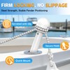 Salcod Boat Fender Rod Holder, Line Adjuster with Easy-Grip Head,