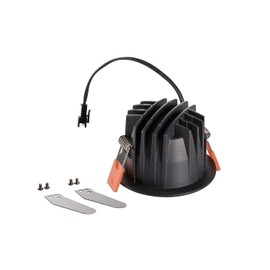 SLV NUMINOS® DL S / LED Recessed Ceiling Light / Floodlight / Ceiling Light / Indoor Lighting / IP20 / IP44 2700 K 8.6 W 670 lm Black 55 Degrees