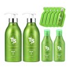 TS New Premium Functional Shampoo 500g 2p 100g 2p 6g 5p Set / TS 뉴프리미엄 기능성 샴푸 500g 2p 100g 2p 6g 5p 세트