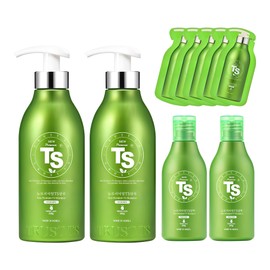 TS New Premium Functional Shampoo 500g 2p 100g 2p 6g 5p Set / TS 뉴프리미엄 기능성 샴푸 500g 2p 100g 2p 6g 5p 세트
