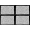 Nispira Replacement Microwave Range Hood Grease Filter Compatible With Frigidaire 5304464105, 4 Filters