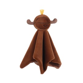 Apricot Lamb Basketball Blanket Soft Loveys for Babies, Security Blanket for Baby Boy and Girl, Infant and Toddlers 13.8x13.8 Inches