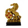 Feng Shui Import Golden Horse Statue Stepping on Money Coin
