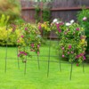Garden Trellis for Climbing Plants Outdoor，Cucumber Trellis U-Shaped Metal Garden