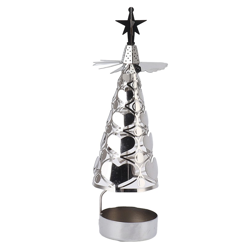 Spinning Candle Holder Rotating Candlestick Set for Romantic Wedding Christmas