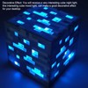 LED Cube Night Light 3.1in Energy Saving Blue Light LED