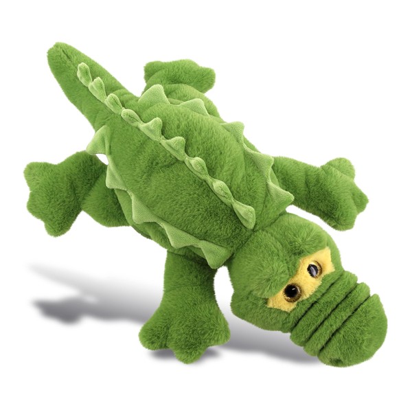 DolliBu Plush Alligator Stuffed Animal - Soft Huggable Large Green