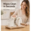 SOWKIPE Bread Slicer Cover, Clear Rigid Dust Shield for Manual